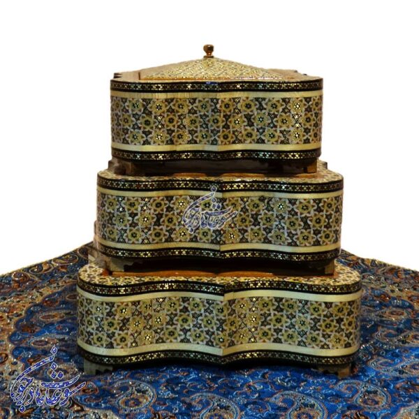 ست شکلات خوری دالبر دار خاتم