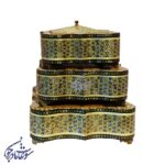 ست شکلاتخوری خاتم مدل دالبر دار