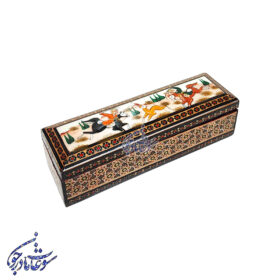 قلمدان خاتم و نقاشی لولایی