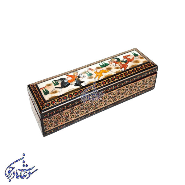 قلمدان خاتم و نقاشی لولایی