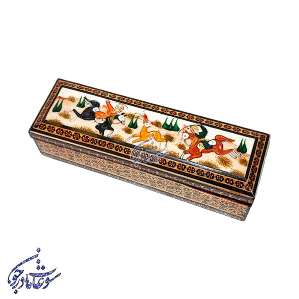 قلمدان شکار و خاتم لولایی