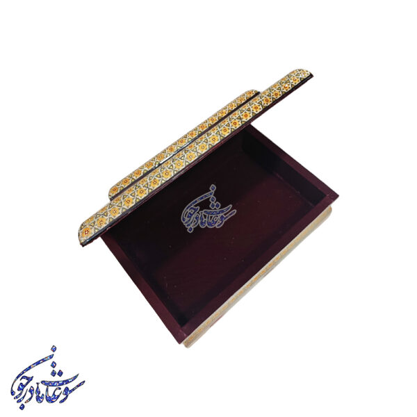 جعبه قرآن کوچک خاتم کاری