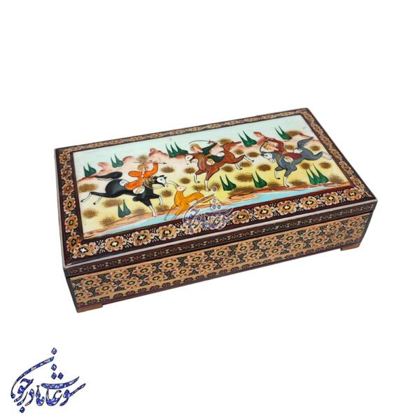 دستکشدان رو نقاشی خاتم