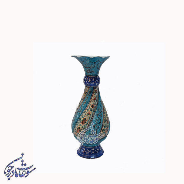 گلدان تندیس میناکاری