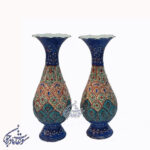گلدان مینا کاری متوسط