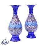 گلدان میناکاری صراحی سایز 20 طرح سه دوقلو