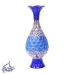 گلدان صراحی میناکاری سایز 25 طرح سه