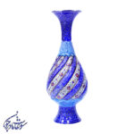 گلدان صراحی میناکاری طرح یک