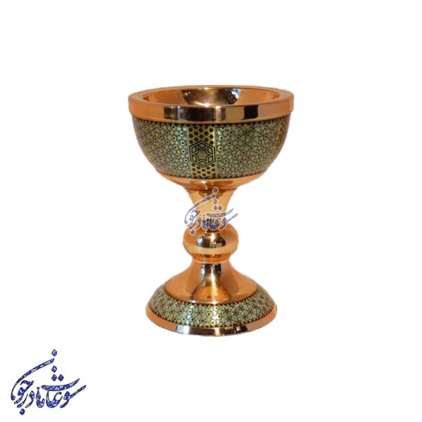 سنگاب مس و خاتم سایز 16
