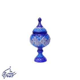 قندان میناکاری پایه دار