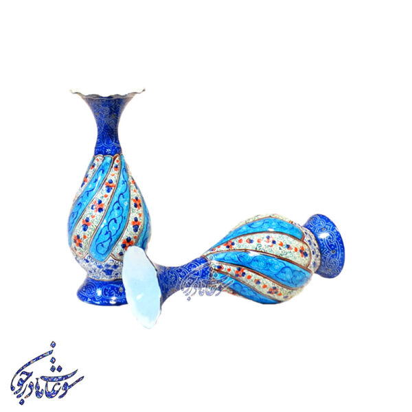 گلدان کوچک میناکاری