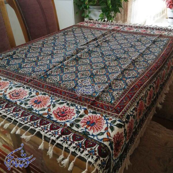 رومیزی قلمکار صادراتی طرح شیخ لطف الله