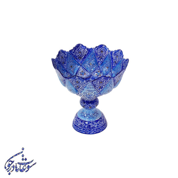 آجیل خوری میناکاری پایه دار - Image 7