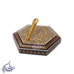 جاقلمی خاتم کاری 6 گوش