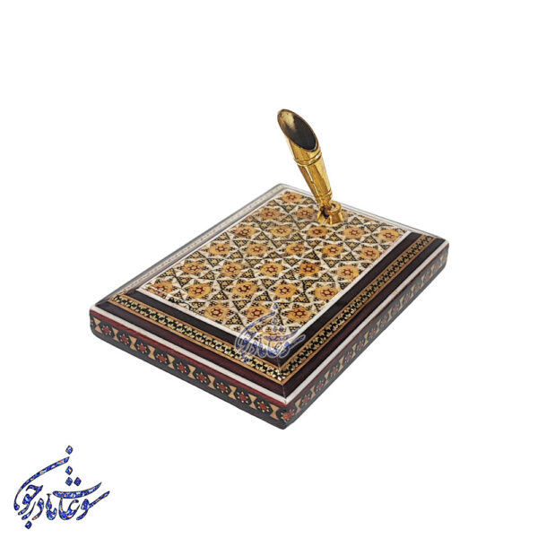 جاقلمی خاتم طرح چهار گوش