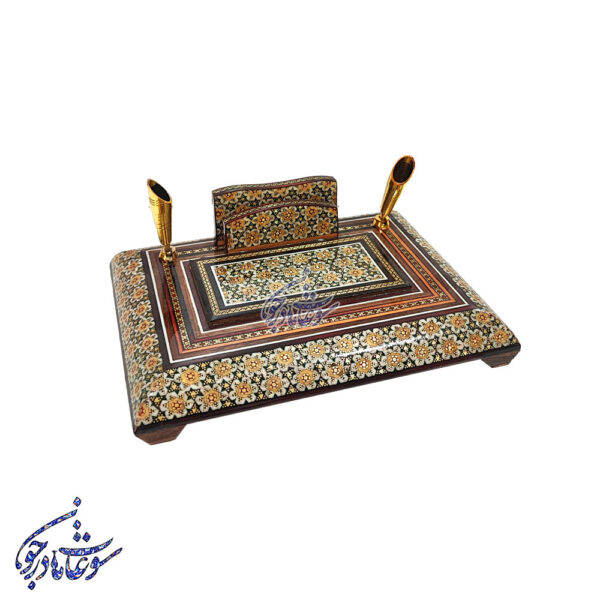 جا قلمی خاتم کاری