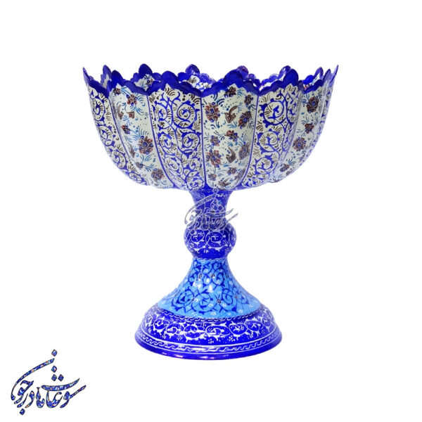 آجیل خوری پایه دار میناکاری
