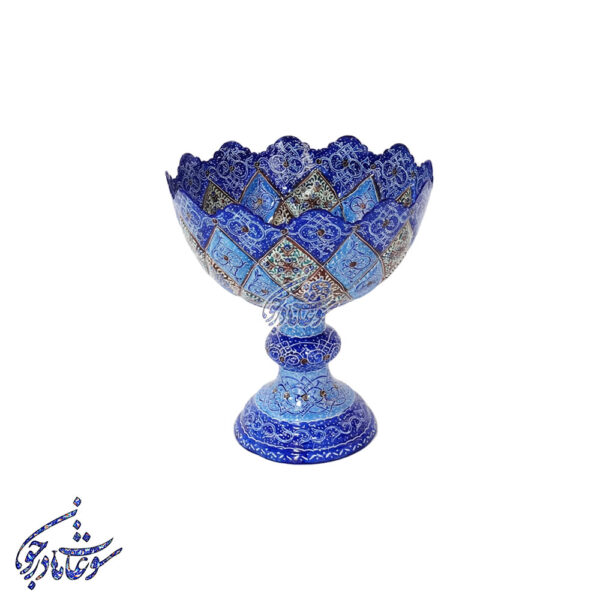 کاسه پایه دار میناکاری - Image 10