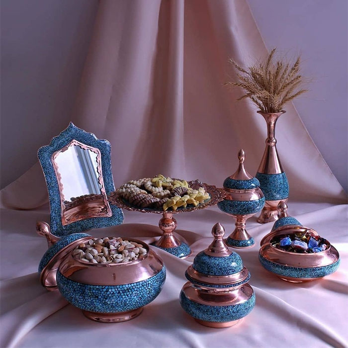 جلوگیری از تیره شدن ظروف فیروزه کوبی