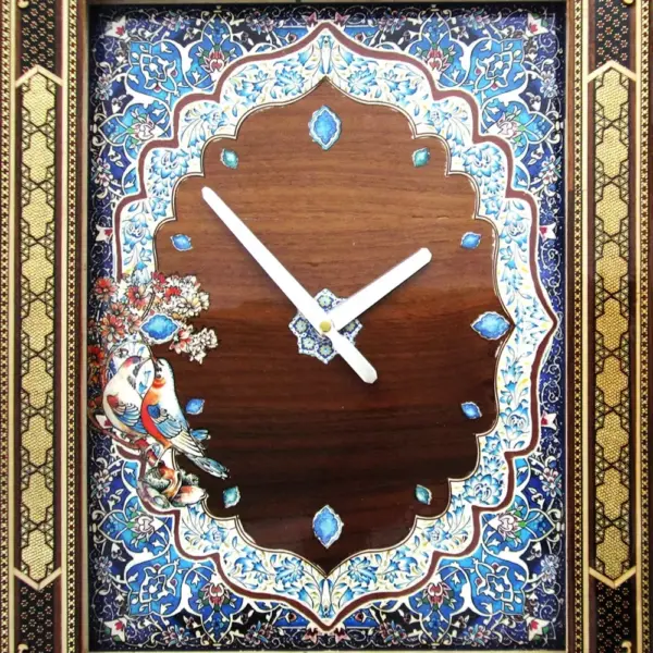 ساعت خاتم کاری طرح تذهیب