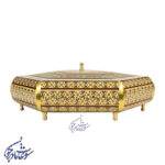 شکلاتخوری شش گوش خاتم کاری
