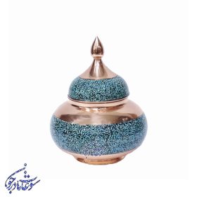 قندان بزرگ فیروزه کوبی