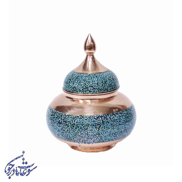 قندان بزرگ فیروزه کوبی