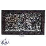 قاب مسی 30در 60 نقره ای رنگ