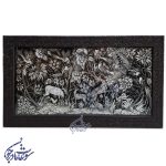 قاب مسی 30در 60 نقره ای رنگ