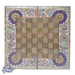 تخته نرد طرح گل و مرغ