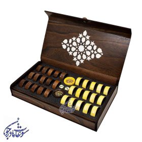 مهره تخته نرد چوب و خاتم