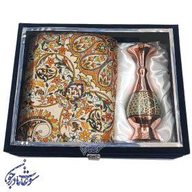 باکس هدیه گلدان مس و خاتم