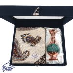 باکس گلدان فیروزه و قلمکار