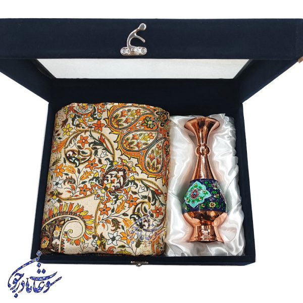 پک کادویی گلدان به همراه پارچه ترمه - Image 8