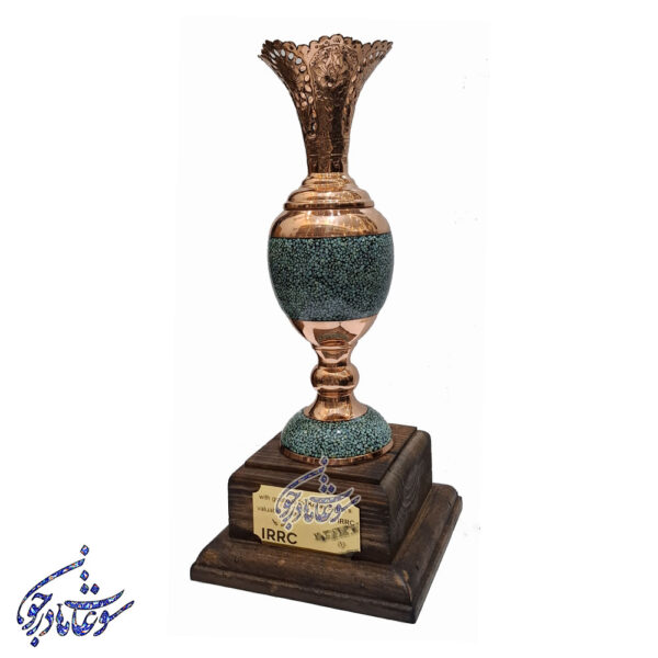 تندیس گلدان فیروزه کوبی - Image 3