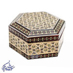 جعبه شش گوش خاتم