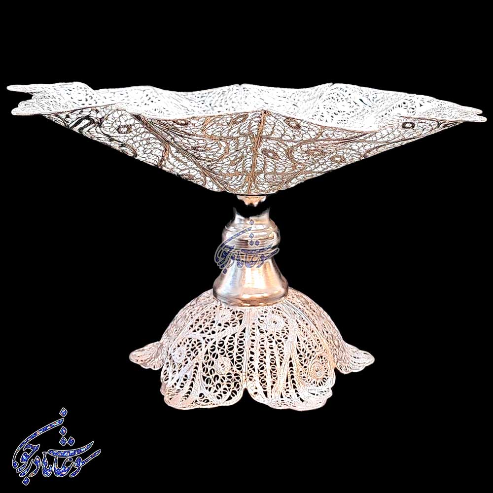 ش-قلدار-بزرگ-2 شیرینی خوری ملیله کاری مدل قلدار - Image 8