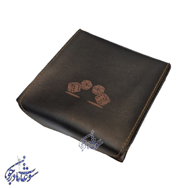 جعبه مهره تخته نرد چوب و خاتم - Image 4