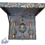 ست هدیه سازمانی و کادویی پک هدیه شرکتی باکس اداری فیروزه کوبی - Image 3