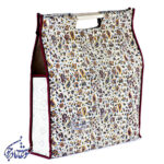 کیف قلمکار دسته چوبی
