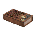 گز لقمه پسته 38 درصد جعبه چوبی کادویی