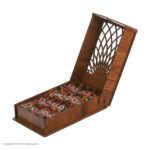 گز لقمه پسته 38 درصد جعبه چوبی کادویی - Image 3