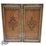 تخته نرد خاتم کاری 40 سانتی طرح تذهیب - Image 2