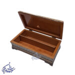 جا قاشق خاتم کاری طرح گل و مرغ خاص - Image 3