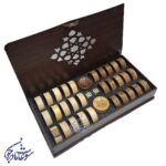 مهره تخته نرد چوبی اعلا جعبه چوبی - Image 10