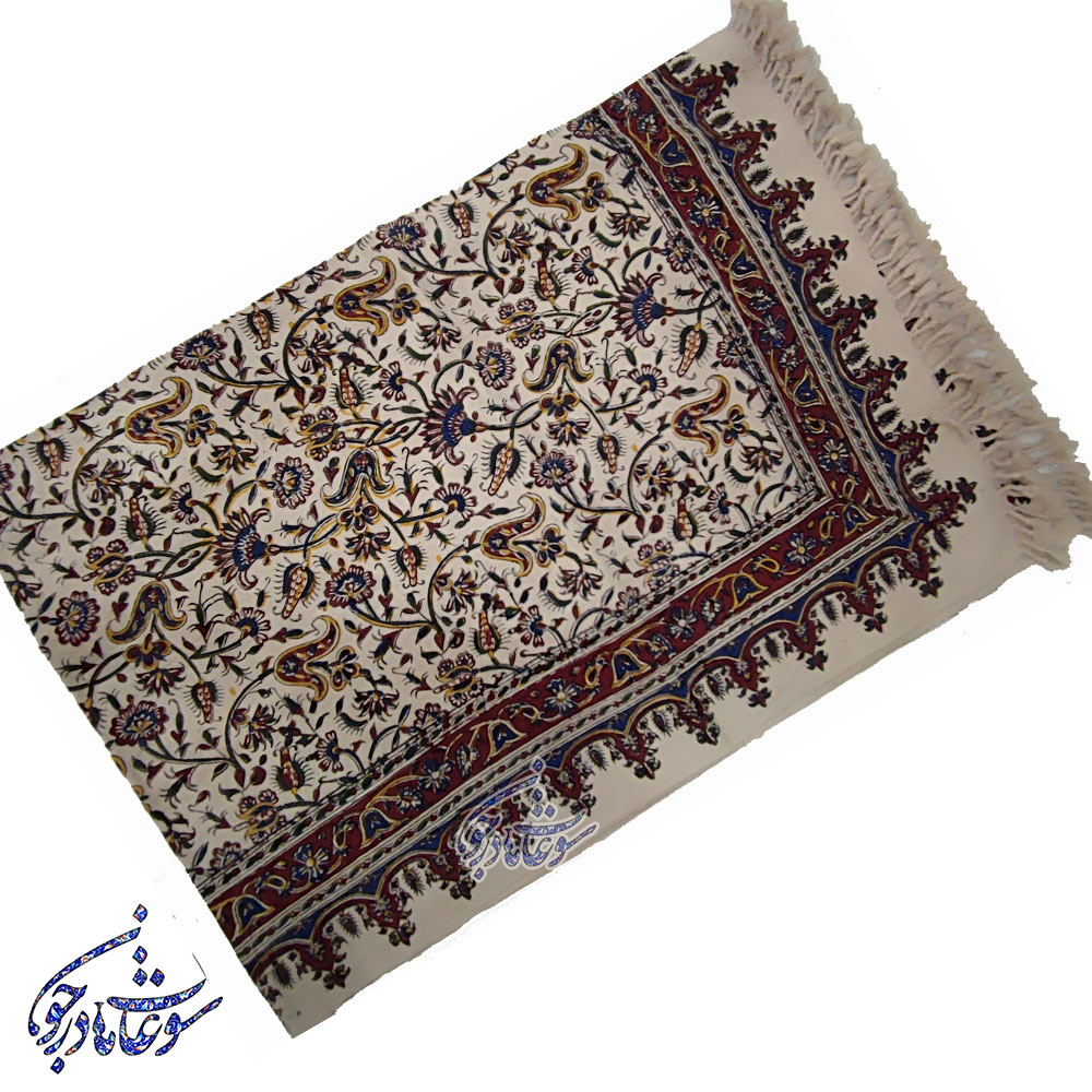 طرح-گل-1 رومیزی قلمکار طرح گل شیپوری - Image 1