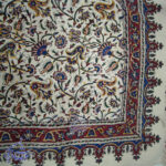 رومیزی قلمکار طرح گل شیپوری - Image 2