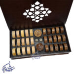 مهره تخته نرد چوبی اعلا جعبه چوبی - Image 9