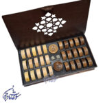 مهره تخته نرد چوبی اعلا جعبه چوبی - Image 6