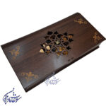 مهره تخته نرد چوبی اعلا جعبه چوبی - Image 14